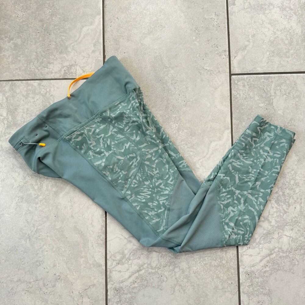 Under Armour Speedpocket Floral High Waist Compression Ankle Leggings Size M